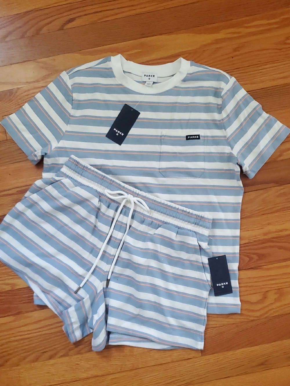 Parke x Target Striped Short Sleeve Set